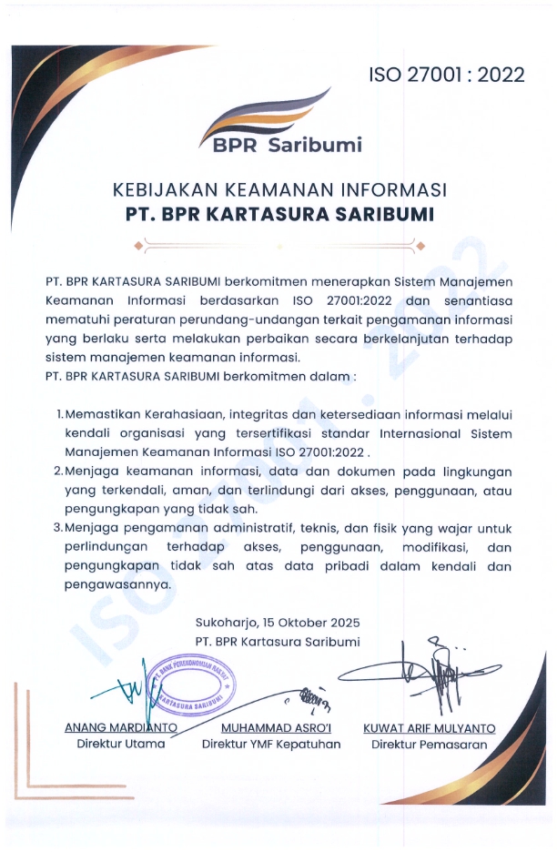 Piagam Kebijakan Keamanan Informasi